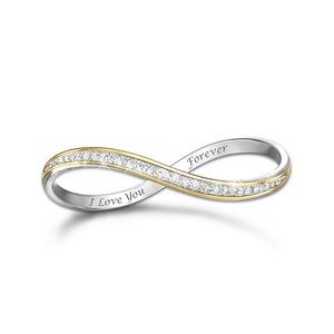 “Forever Love” 12-Diamond Infinity Bracelet